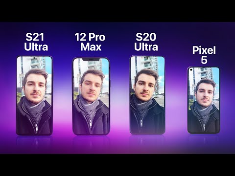 S21 Ultra vs iPhone 12 Pro Max vs S20 Ultra vs Pixel 5 - Camera Comparison!