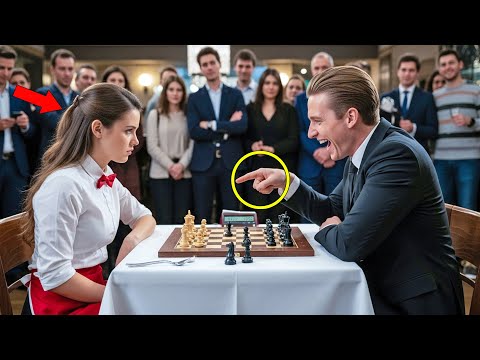 Billionaire Invites Waitress to Play Chess for Fun, Didn’t Know She Is GENIUS!