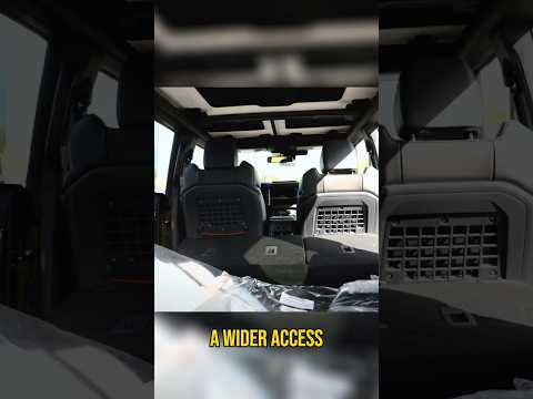 SUV's Trunk Space: Wider Access & Spaciousness + Off-Road Mats! #shorts