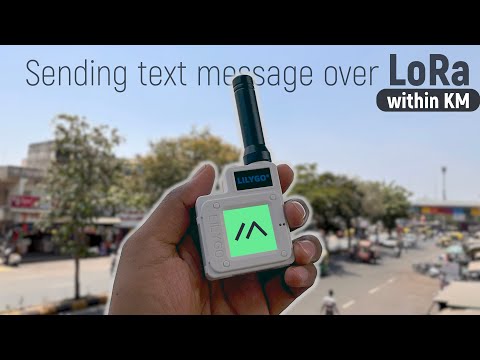 Chatting over KM without Internet via LoRa 🌎 | Meshtastic | Lilygo T-Echo