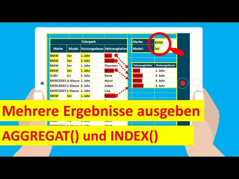 Excel: mehrere Ergebnisse zu mehreren Suchkriterien ausgeben | ausführliche Erklärung