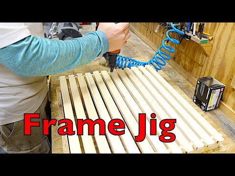 Simple Beehive Frame Assembly Jig
