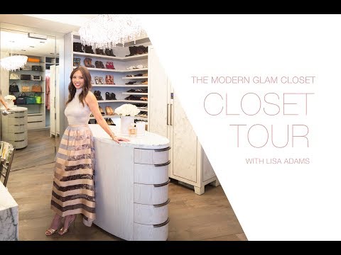 CLOSETPHILE TOUR: The Modern Glam Closet - LA Closet Design