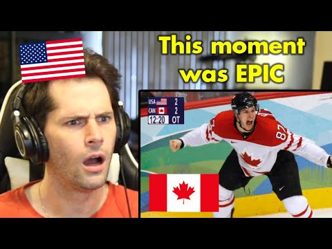 American Reacts to Canada's BEST Hockey Goals