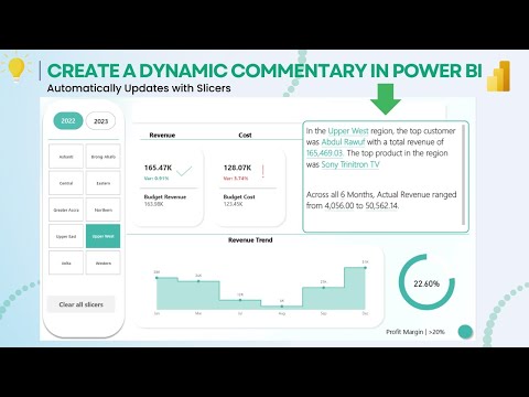Create a Dynamic Commentary in your Power BI Reports with Smart Narrative
