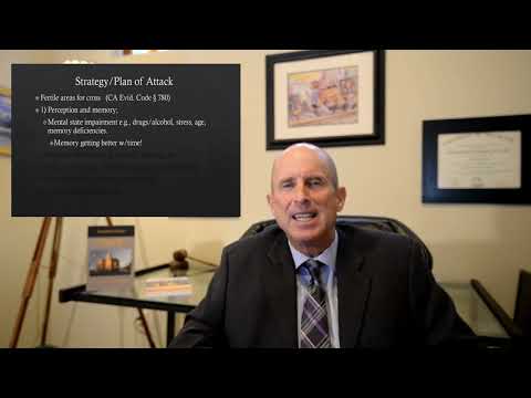 Cross Examination -  Strategies, tactics, & tips on how to effectively cross-examine a witness.