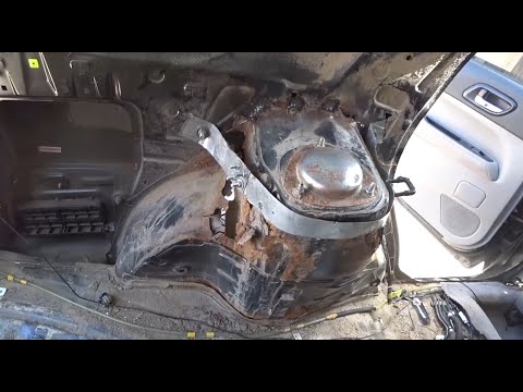 Распил по уму Subaru FORESTER Ремонт ржавого кузова Body Repair