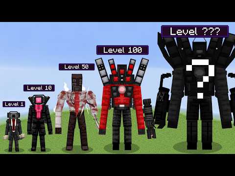 Every Skibidi SPEAKERMAN Evolution vs Random Mobs! in Minecraft!