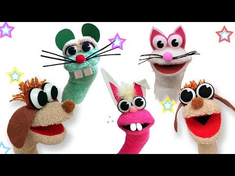 How to make Animal sock puppets - Ana | DIY Crafts