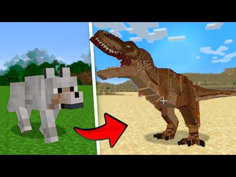 i remade every mob into Dinosaurs in Minecraft