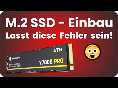 M.2 SSD einbauen - Dieser Fehler reduziert die Geschwindigkeit um 50% 😲 | Yottamaster Y7000 Pro 4TB