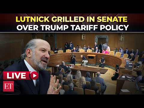 LIVE | Senators grill Commerce Secy Howard Lutnick over Trump's tariff gambit and trade deals
