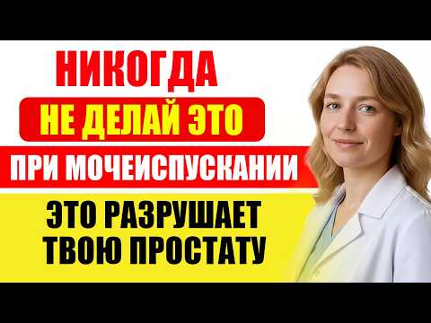 НИКОГДА НЕ ДЕЛАЙ ЭТОГО ПРИ МОЧЕИСПУСКАНИИ (Тихо разрушает твою простату)