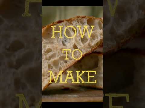 How to make open crumb sourdough bread