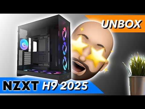 Finally, XXL AIO support, the ULTIMATE gaming case? NZXT H9 Flow RGB+ Plus unboxing