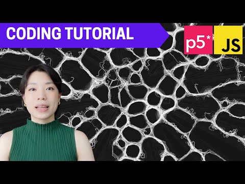 p5.js Coding Tutorial | Slime Molds (Physarum)