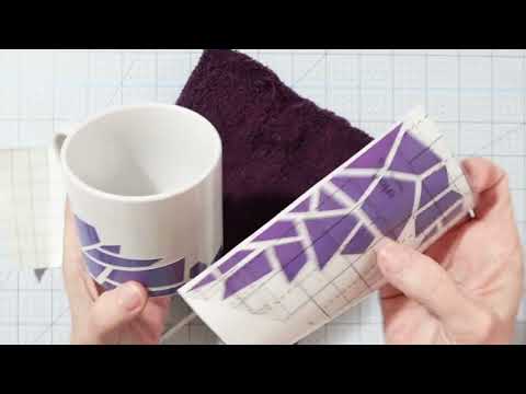 Cricut Color Change Geometric Stackable Mug