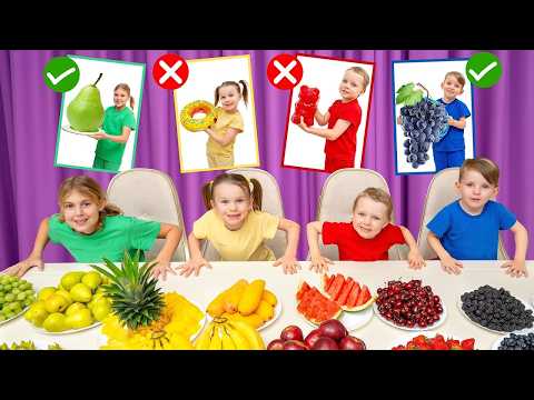 Children show that fruit is better than sweets | Vania Mania DE – Collections