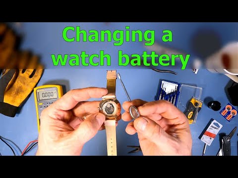 How to change a watch battery
