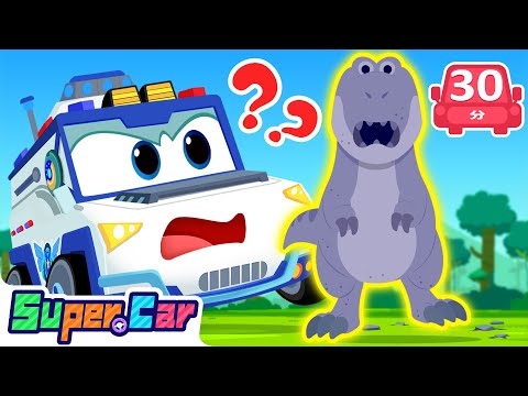 恐龍雕像之謎 | 誰動了恐龍雕像？🦖🧐 | 冒險故事 🎥 | 幼兒探險 🎶 | 車車卡通 🚗 | 超級汽車