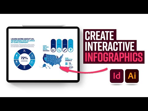 Learn how to create interactive infographics with Adobe Illustrator + InDesign