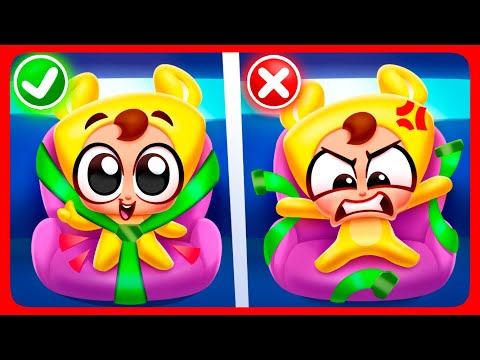 🚙🚗Learn Safety Rules In The Car 🚘 Kids' Driving Center