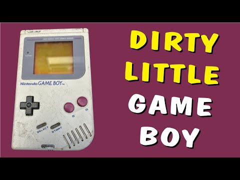 Game Boy DMG Restoration | Speaker Replacement | Unknown Screen Issues