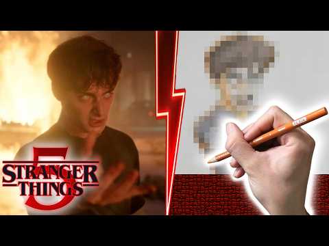 Drawing Will Byers In THIS Style! | Stranger Things 5 Fan Art