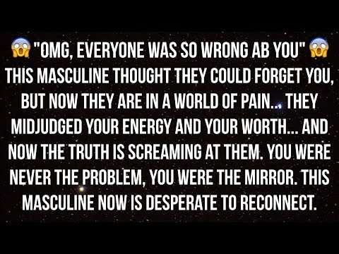 😳 "Everyone Was Sooo Wrong About You..." This Masculine Thought They Could Forget You...
