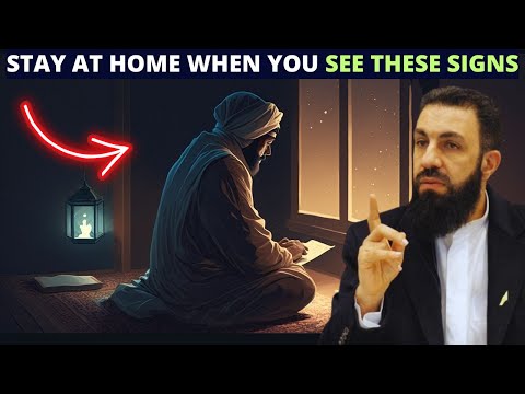 WHEN YOU SEE THESE SIGNS STAY AT HOME !