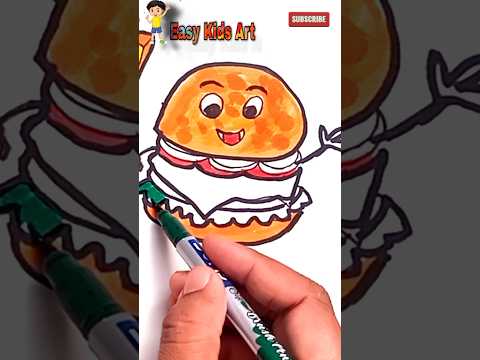 your favourite food drawing for #shorts #trending #viralshort #ytshorts #tiktok #easy_kids_art