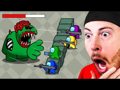 Reacting To WORLD’S MOST INTENSE Among Us ANIMATION! (Among Us Zombies)