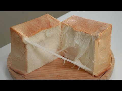 말랑말랑 쫀득한 식빵 레시피 (단 한번의 발효! 잼 없이 먹어도 맛있는 생식빵, Milk Loaf Bread, White Bread Recipe)