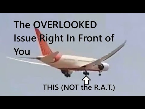 Air India 787 Crash, The Pilots did NOT FORGET the Gear