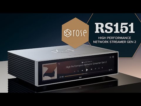 HiFi Rose RS151 High Performance Network Streamer Gen 2 - Bigger, Upgraded Display, HDMI eARC & more