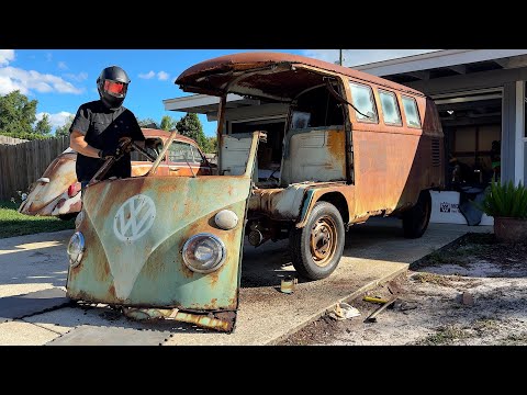 FULL FRONT Removed | VW Bus Restoration