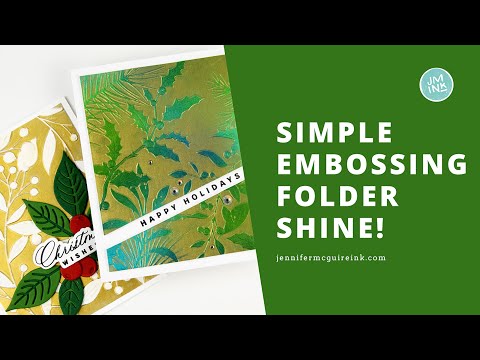 Simple Embossing Folder SHINE!