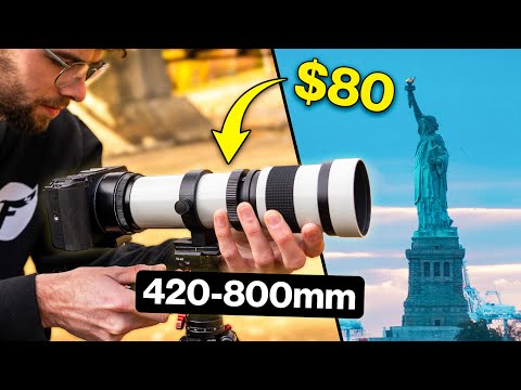 This $80 SUPER TELEPHOTO Lens Surprised Me!
