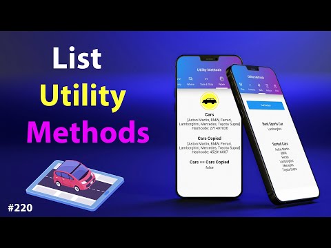 Flutter Tutorial - Dart List Utility Methods: ForEach, Map, Contains, Sort, Reduce, Where, Expand