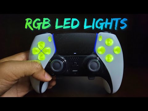 I installed the ExtremeRate D&F RGB LED kit for PS5 Dualsense Edge!