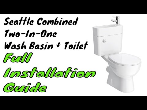 Seattle Combined Two-In-One Wash Basin + Toilet