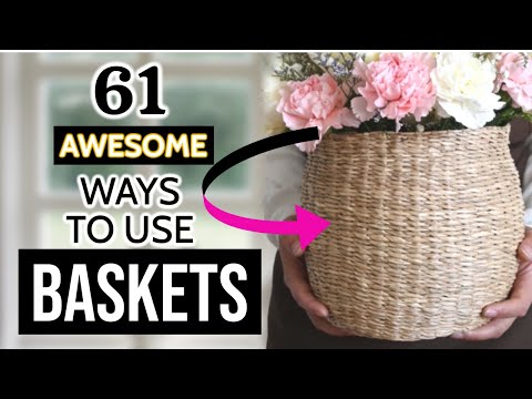REVOLUTIONIZE The WAY YOU USE Baskets/BASKET HOME DECOR IDEAS - Storage, Organization, Hacks & MORE