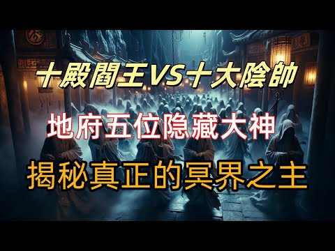 後土娘娘、酆都大帝、東嶽大帝、地藏王菩薩、太乙救苦天尊齊登場，十殿閻王VS十大陰帥，誰才是冥界真正的統治者？ |閻王也要打卡上班？揭秘地府十大陰帥與十殿閻王的幕後權力鬥爭！