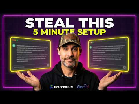 I Built a NotebookLM + Gemini Workflow That Makes Prompt Engineering Pointless