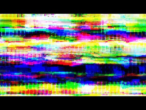 Colorful Digital GLITCH Effect Background  Distortion Video Footage 60FPS