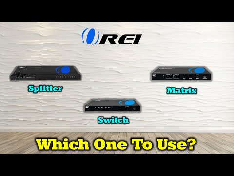 HDMI Splitter vs HDMI Switcher vs HDMI Matrix
