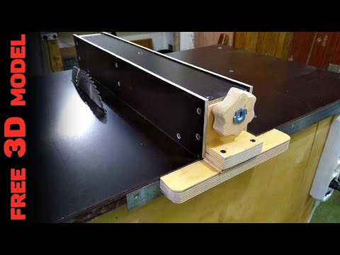 Homemade Table Saw Fence for DIY Tablesaw