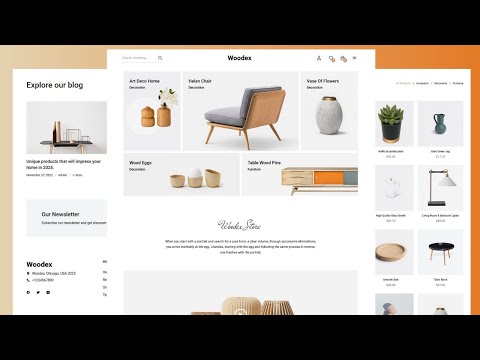 Build & deploy Furniture eCommerce Website Using HTML CSS JavaScript