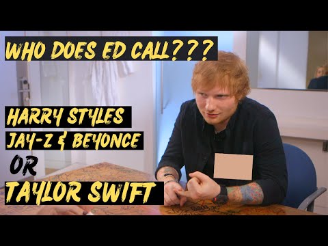 Ed Sheeran's smart reply when selecting between Harry Styles, Jay-Z and Beyonce and Taylor Swift