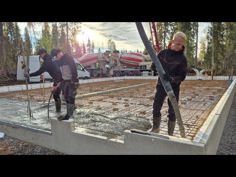 Building a Scandinavian garage foundation & rolling out the red carpet for the king